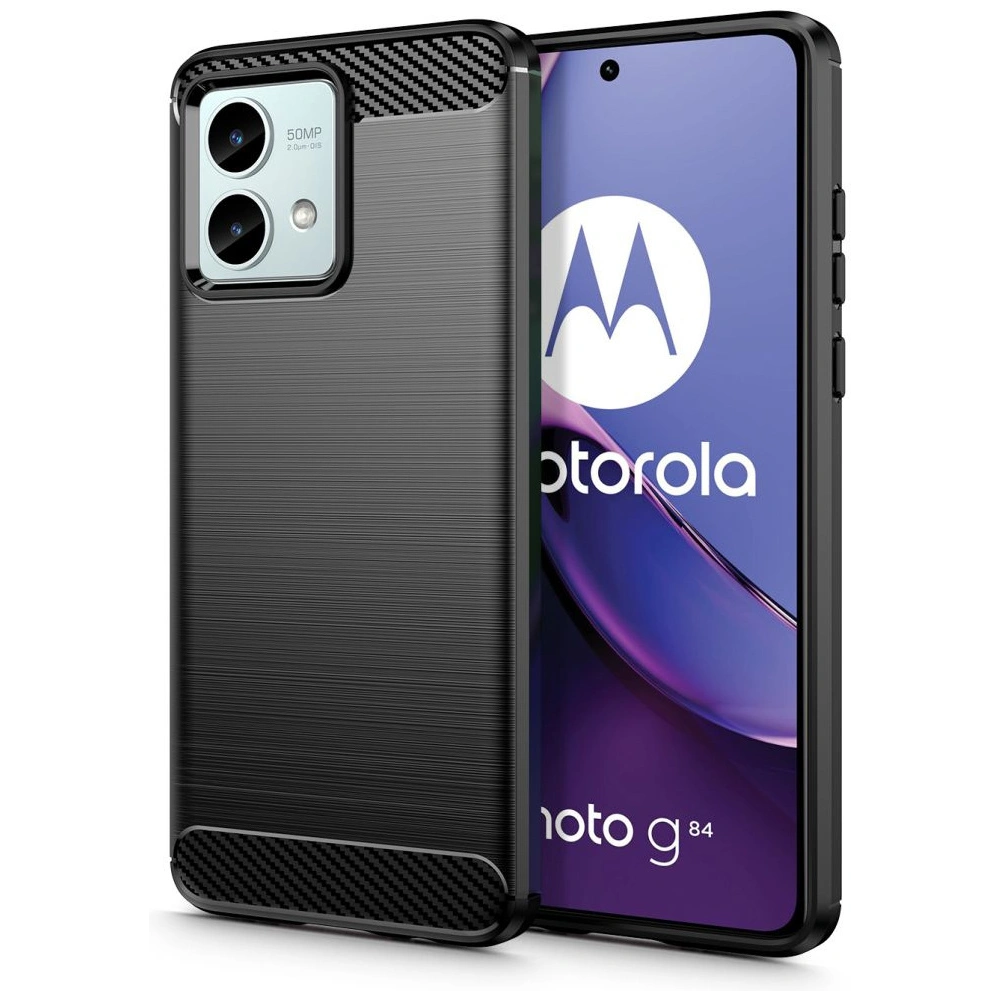 Hurtownia GSM - Etui Tech-Protect TPUCarbon Motorola Moto G84 5G Fekete - THP2367 - {ean13} - Hurt