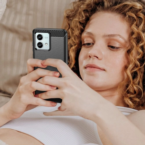 Etui Tech-Protect TPUCarbon Motorola Moto G84 5G Black