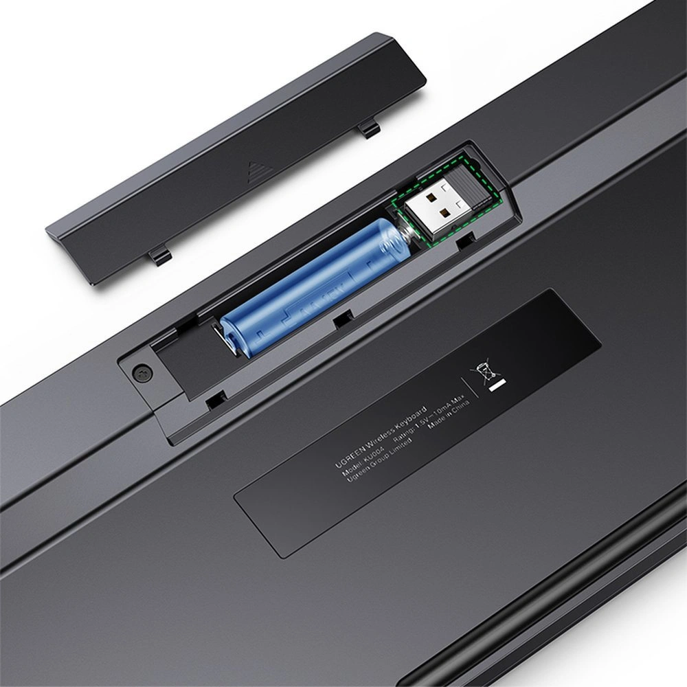Hurtownia GSM - Tastatură wireless UGREEN KU004 2.4GHz neagră - UGR1746 - {ean13} - Hurt
