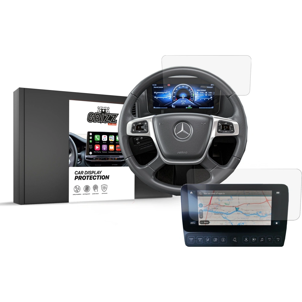 Hurtownia GSM - Matt fólia GrizzGlass CarDisplay védelem Mercedes Arocs 2018 [2w1] - GRZ6946 - {ean13} - Hurt