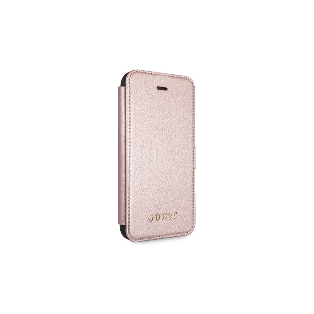 Hurtownia GSM - Etui Guess GUFLBKI8IGLRG Apple iPhone SE 2022/SE 2020/8/7 růžové zlato/růžovo-zlaté book Iridescent - GUE010RS - {ean13} - Hurt