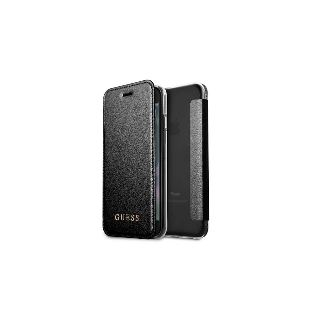 Hurtownia GSM - Etui Guess GUFLBKI8IGLTBK Apple iPhone SE 2022/SE 2020/8/7 černá/kniha Iridescent - GUE011BLK - {ean13} - Hurt