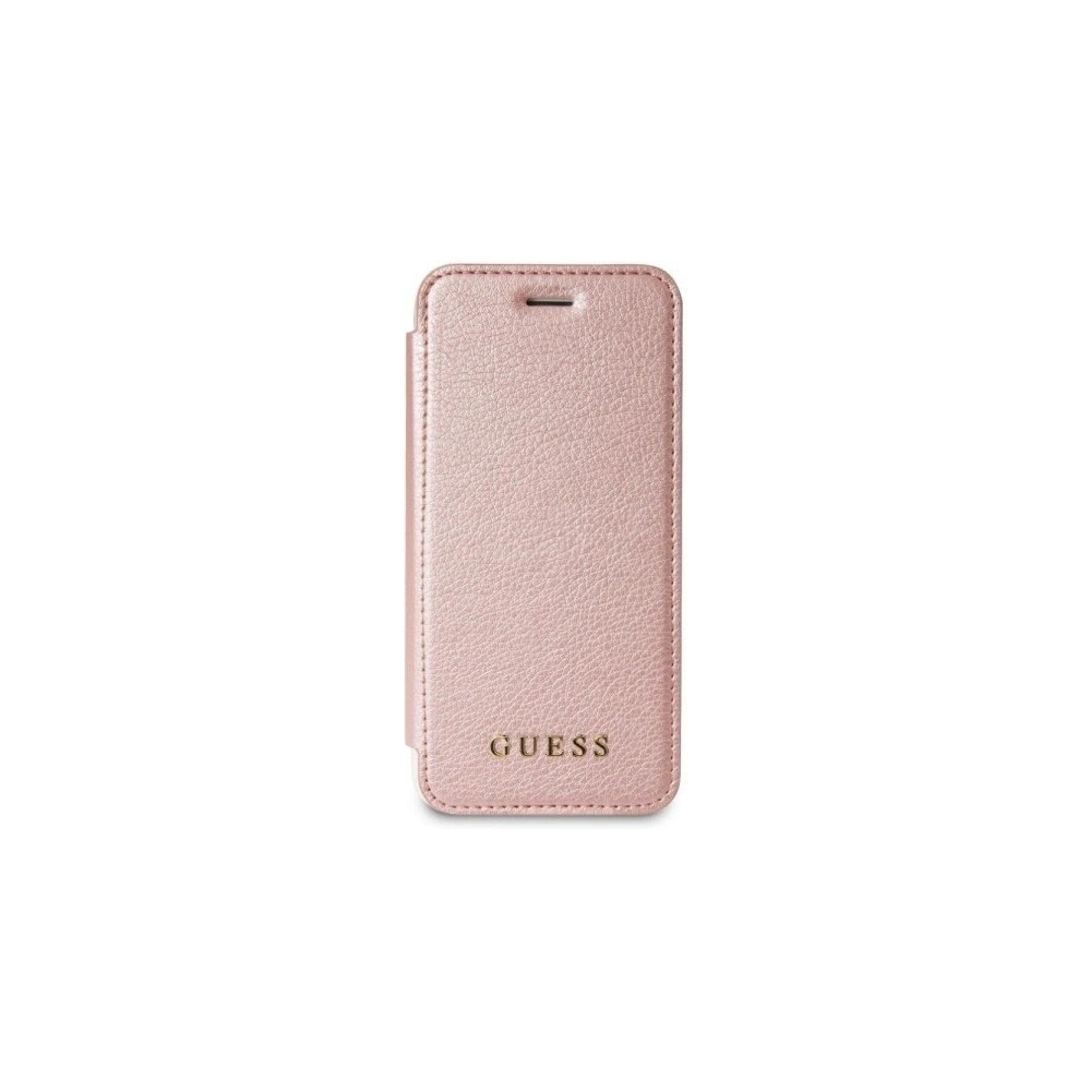 Hurtownia GSM - Etui Guess GUFLBKI8IGLTRG Apple iPhone SE 2022/SE 2020/8/7 růžově zlaté/book Iridescent - GUE013RS - {ean13} - Hurt