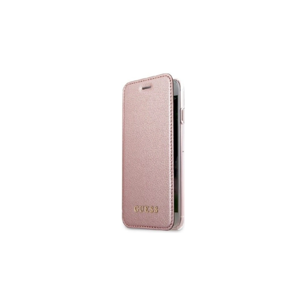 Hurtownia GSM - Etui Guess GUFLBKI8IGLTRG Apple iPhone SE 2022/SE 2020/8/7 růžově zlaté/book Iridescent - GUE013RS - {ean13} - Hurt