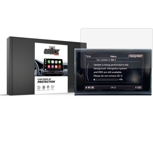 GrizzGlass Distributor - 5904063588459 - GRZ6969 - Matte GrizzGlass CarDisplay Protection Audi A6 C7 MMI 8" 2012-2018 - B2B homescreen