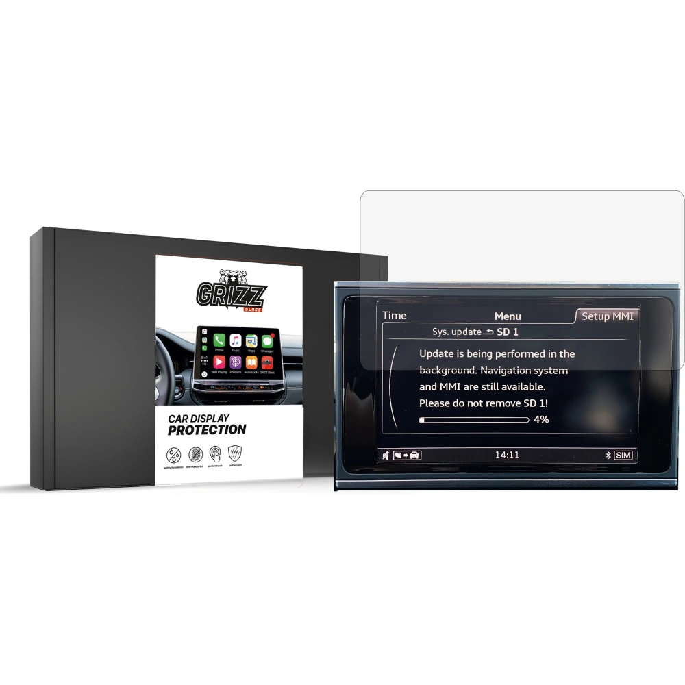 Hurtownia GSM - Matt fólia GrizzGlass CarDisplay védelem Audi A6 C7 MMI 8" 2012-2018-hoz - GRZ6969 - {ean13} - Hurt