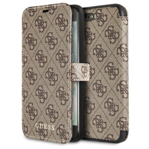Hurtownia GSM - Case Guess GUFLBKI8L4GB Apple iPhone 7/8 Plus braun/brown Buch 4G - GUE014BR - {ean13} - Hurt