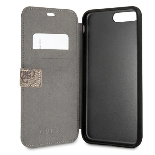 Etui Guess GUFLBKI8L4GB Apple iPhone 7/8 Plus brown/brązowy book 4G
