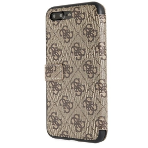 Hurtownia GSM - Etui Guess GUFLBKI8L4GB Apple iPhone 7/8 Plus brown/brązowy book 4G - GUE014BR - {ean13} - Hurt
