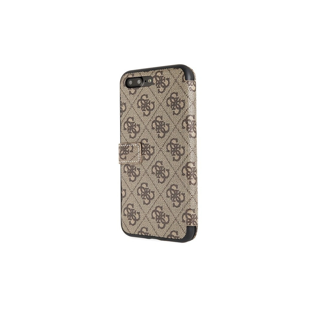 Hurtownia GSM - Etui Guess GUFLBKI8L4GB Apple iPhone 7/8 Plus hnědé/kávové knižní 4G - GUE014BR - {ean13} - Hurt