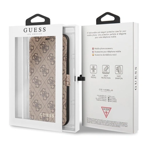 Etui Guess GUFLBKI8L4GB Apple iPhone 7/8 Plus brown/brązowy book 4G