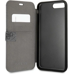Hurtownia GSM - Etui Guess GUFLBKI8L4GG Apple iPhone 7/8 Plus grey/szary book 4G - GUE015GRY - {ean13} - Hurt