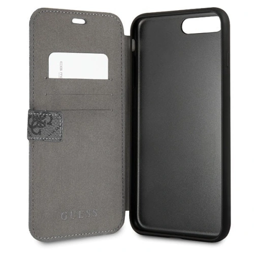 Etui Guess GUFLBKI8L4GG Apple iPhone 7/8 Plus grey/szary book 4G