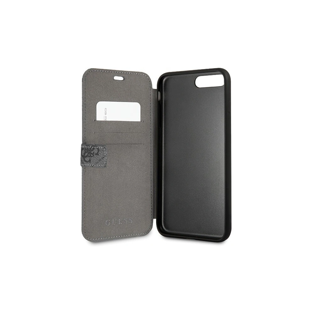 Hurtownia GSM - Etui Guess GUFLBKI8L4GG Apple iPhone 7/8 Plus šedá/kniha 4G - GUE015GRY - {ean13} - Hurt