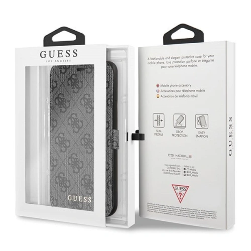 Etui Guess GUFLBKI8L4GG Apple iPhone 7/8 Plus grey/szary book 4G