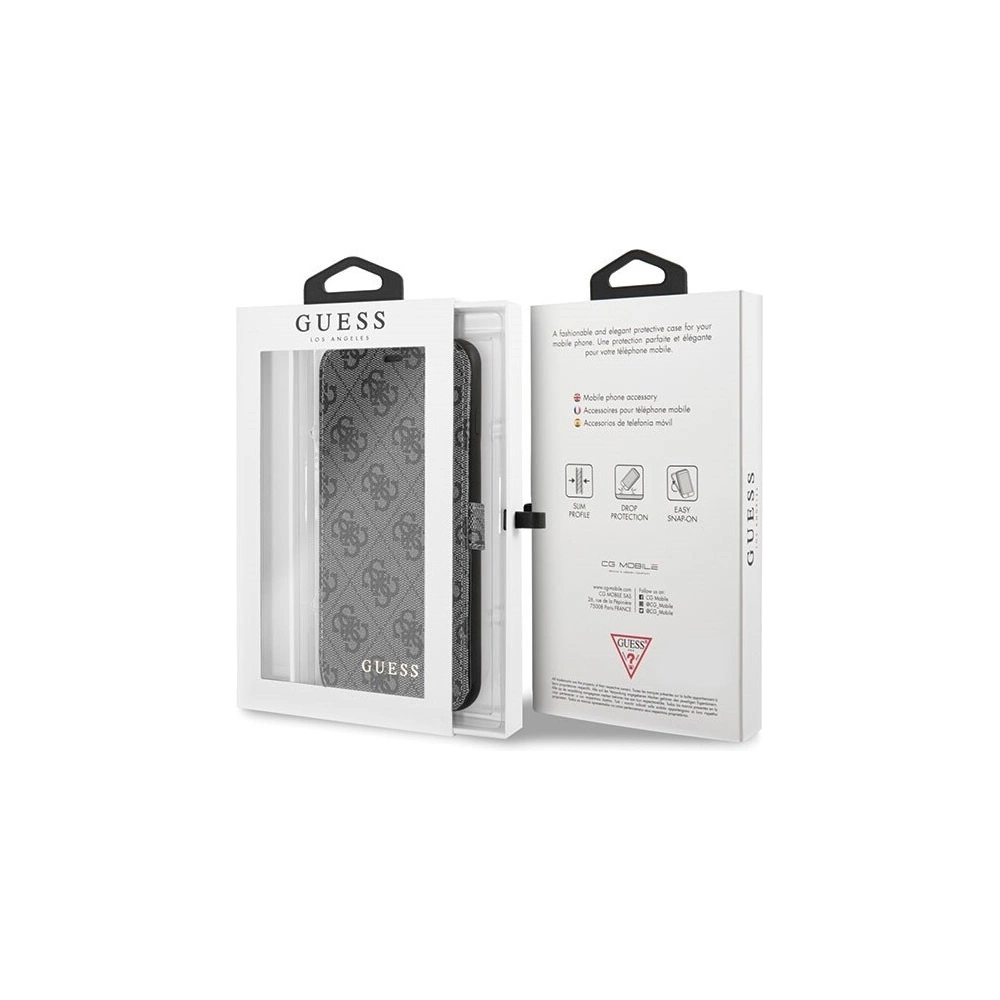 Hurtownia GSM - Etui Guess GUFLBKI8L4GG Apple iPhone 7/8 Plus šedá/kniha 4G - GUE015GRY - {ean13} - Hurt