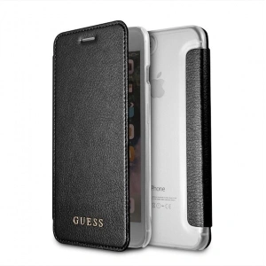 Hurtownia GSM - Case Guess GUFLBKI8LIGLTBK Apple iPhone 7/8 Plus schwarz/black Buch Iridescent - GUE017BLK - {ean13} - Hurt