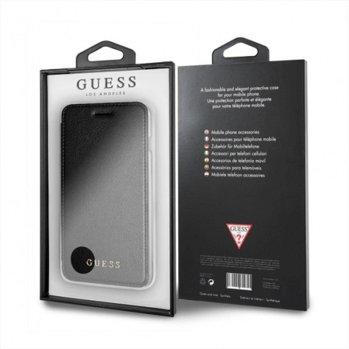 Etui Guess GUFLBKI8LIGLTBK Apple iPhone 7/8 Plus czarny/black book Iridescent