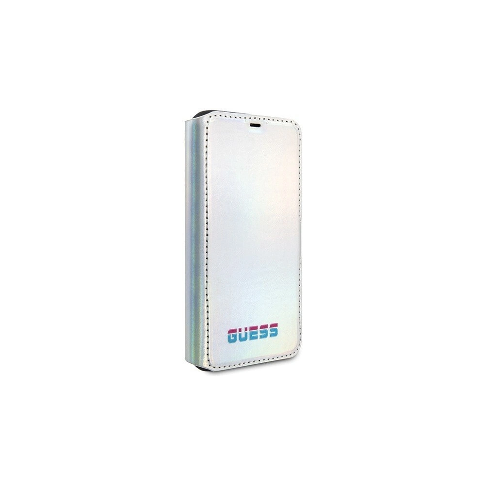 Hurtownia GSM - Etui Guess GUFLBKN58BLD Apple iPhone 11 Pro srebrny/silver book Iridescent - GUE018SLV - {ean13} - Hurt