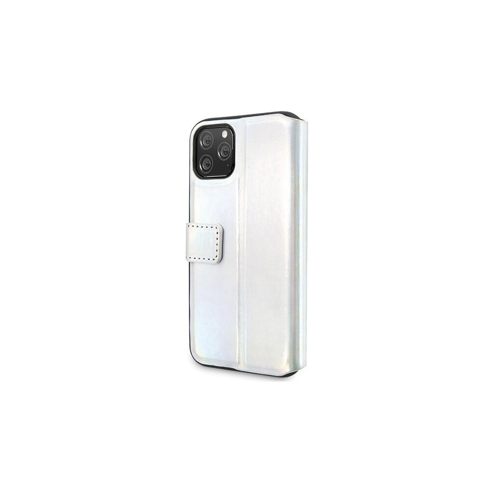 Hurtownia GSM - Etui Guess GUFLBKN58BLD Apple iPhone 11 Pro srebrny/silver book Iridescent - GUE018SLV - {ean13} - Hurt