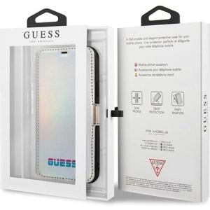 Hurtownia GSM - Etui Guess GUFLBKN58BLD Apple iPhone 11 Pro stříbrný/silver book Iridescent - GUE018SLV - {ean13} - Hurt