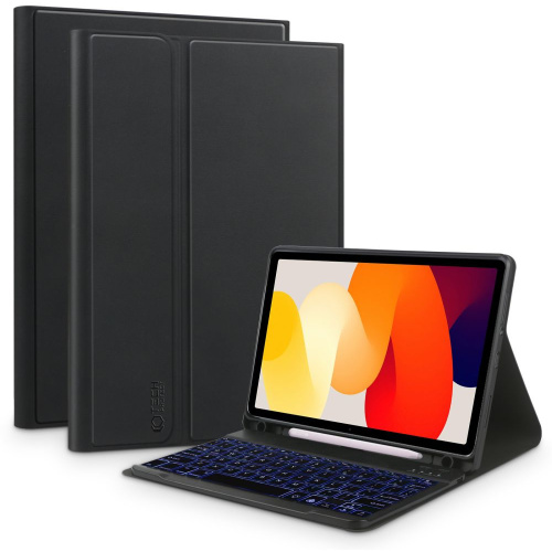 Tech-Protect Distributor - 9319456606126 - THP2368 - Tech-Protect SmartCase Pen Xiaomi Redmi Pad Se 11.0 Keyboard Case Black - B2B homescreen