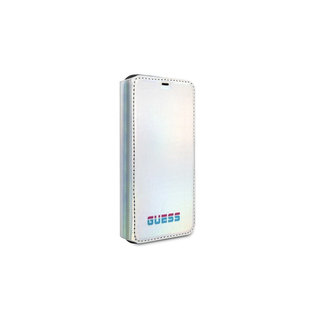 Hurtownia GSM - Etui Guess GUFLBKN65BLD Apple iPhone 11 Pro Max srebrny/silver book Iridescent - GUE020SLV - {ean13} - Hurt