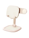 Reglabil suport pentru telefon / tabletă Baseus Seashell Series roz.