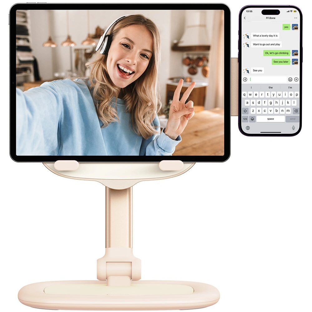 Hurtownia GSM - Regulierbarer Ständer für Telefon / Tablet Baseus Seashell Series rosa - BSU4673 - {ean13} - Hurt