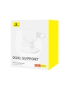 Hurtownia GSM - Reglabil suport pentru telefon / tabletă Baseus Seashell Series alb - BSU4674 - {ean13} - Hurt