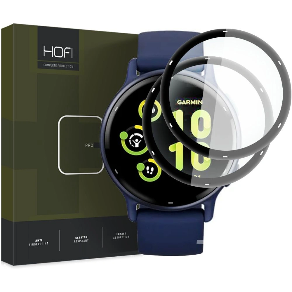 Hurtownia GSM - Hibrid de sticlă Hofi Hybrid Pro+ Garmin Vivoactive 5 Black [2 PACK] - HOFI430 - {ean13} - Hurt