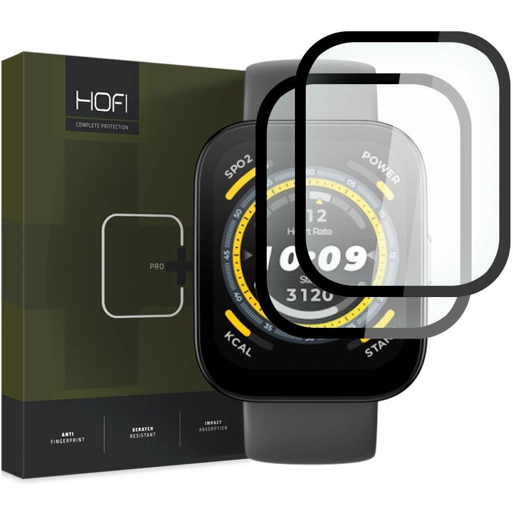 Hurtownia GSM - Hibrid üveg Hofi Hybrid Pro+ Amazfit Bip 5 Fekete [2 PACK] - HOFI431 - {ean13} - Hurt
