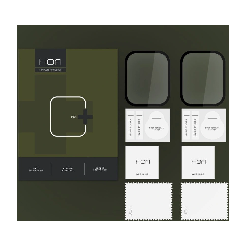 Hurtownia GSM - Hibrid üveg Hofi Hybrid Pro+ Amazfit Bip 5 Fekete [2 PACK] - HOFI431 - {ean13} - Hurt