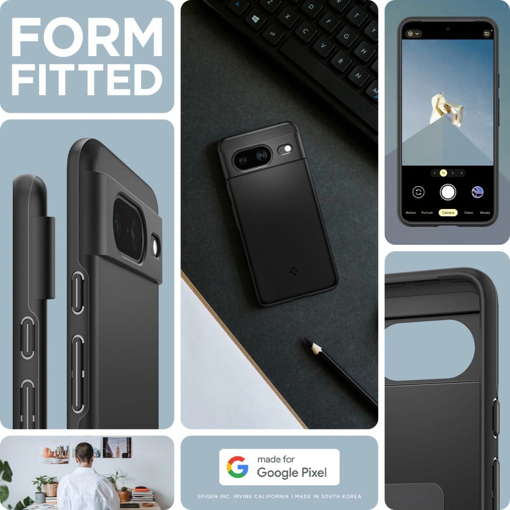 Hurtownia GSM - Case Spigen Thin Fit Google Pixel 8 Schwarz - SPN3147 - {ean13} - Hurt