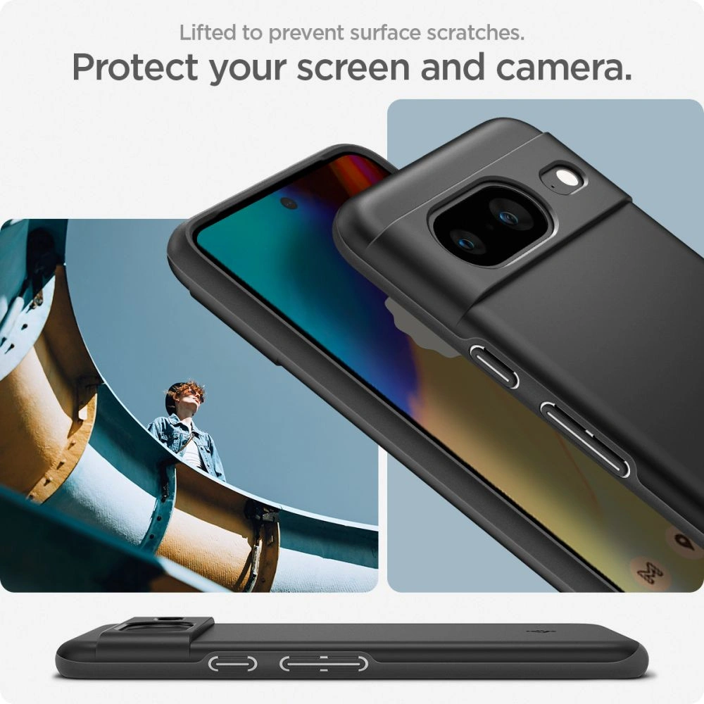 Hurtownia GSM - Case Spigen Thin Fit Google Pixel 8 Schwarz - SPN3147 - {ean13} - Hurt