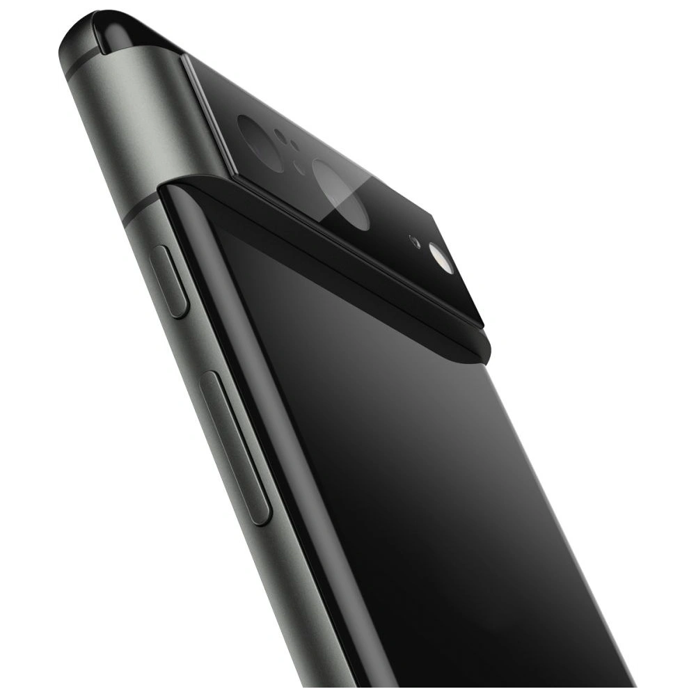 Hurtownia GSM - Hartglas für Spigen Optik.tr ez Fit Kamera-Schutz Google Pixel 8 Schwarz [2 PACK] - SPN3148 - {ean13} - Hurt