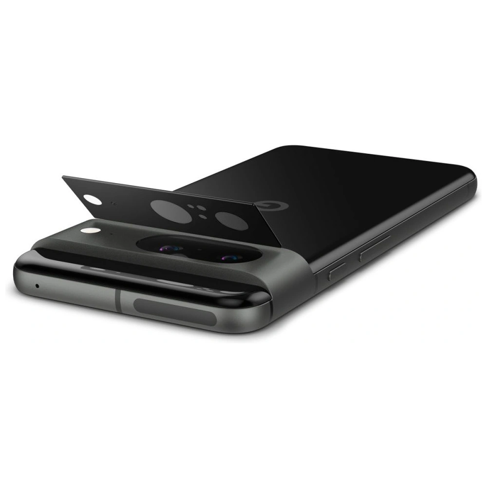 Hurtownia GSM - Hartglas für Spigen Optik.tr ez Fit Kamera-Schutz Google Pixel 8 Schwarz [2 PACK] - SPN3148 - {ean13} - Hurt