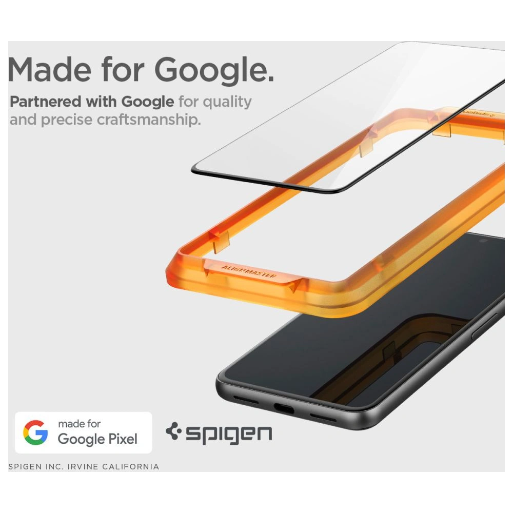Hurtownia GSM - Gehärtetes Glas Spigen GLAS.tR AlignMaster FC Google Pixel 8 Schwarz - SPN3149 - {ean13} - Hurt