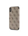 Hurtownia GSM - Etui Guess GUFLBKPX4GB Apple iPhone X/XS brown/brązowy book 4G - GUE021BR - {ean13} - Hurt