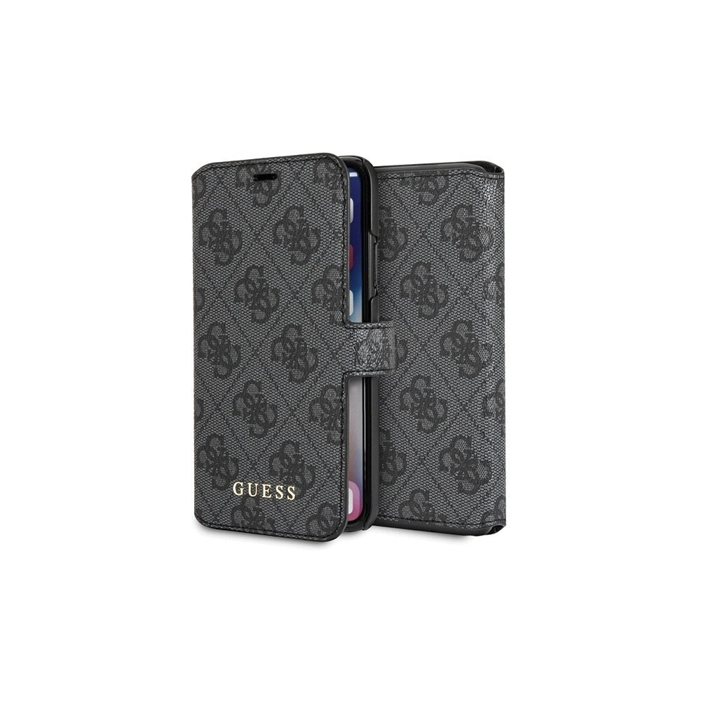 Hurtownia GSM - Etui Guess GUFLBKPX4GG Apple iPhone X šedá/grey book 4G UPTOWN - GUE022GRY - {ean13} - Hurt