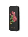 Etui Guess GUFLBKPXEROBK Apple iPhone X black/czarny book Flower Desire