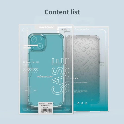 Etui Nillkin Nature Pro Apple iPhone 15 Plus / 14 Plus Clear