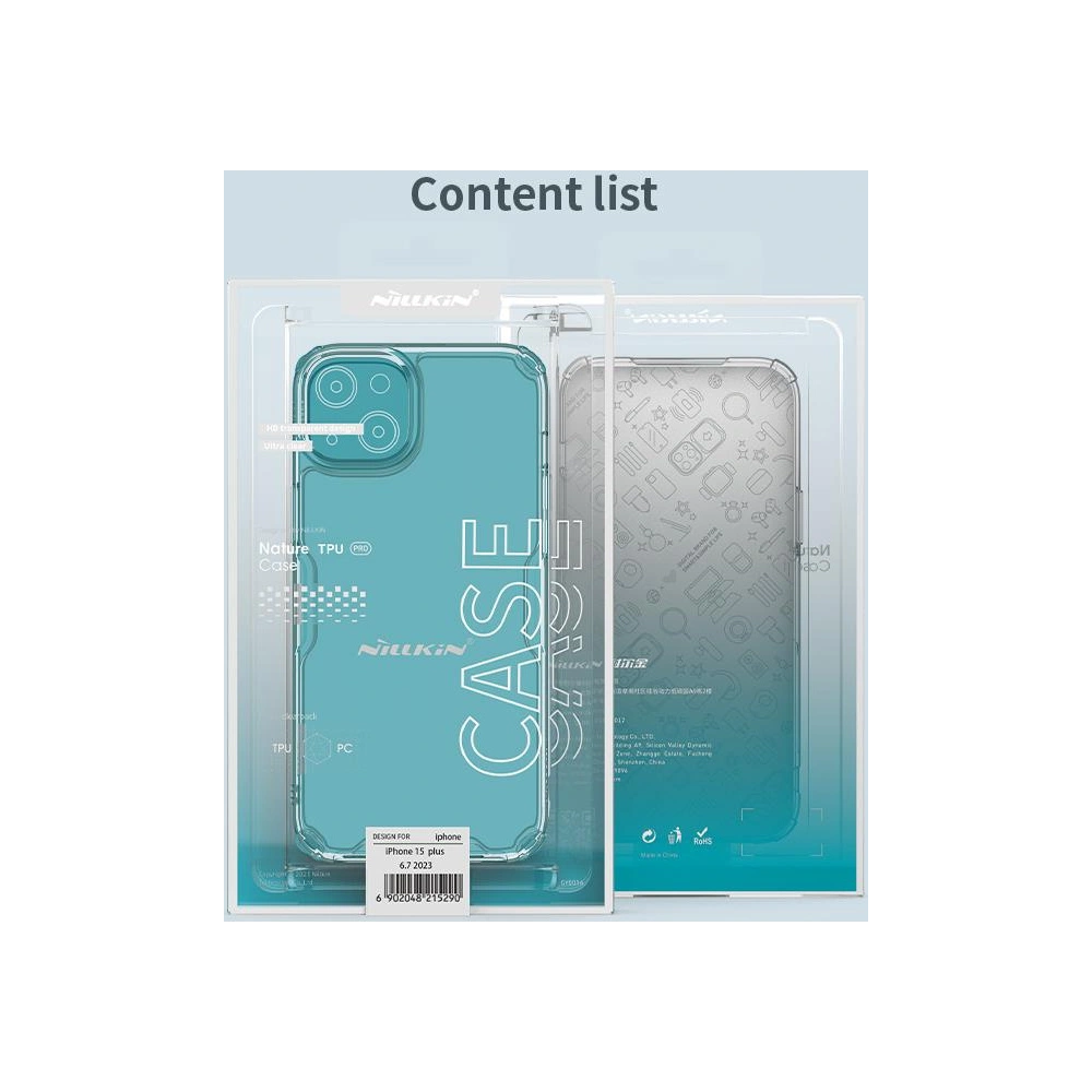Hurtownia GSM - Etui Nillkin Nature Pro Apple iPhone 15 Plus / 14 Plus Átlátszó - NLK1228 - {ean13} - Hurt