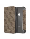 Hurtownia GSM - Etui Guess GUFLBKPXGF4GBR Apple iPhone X brown/brązowy book 4G Charms Collection - GUE024BR - {ean13} - Hurt