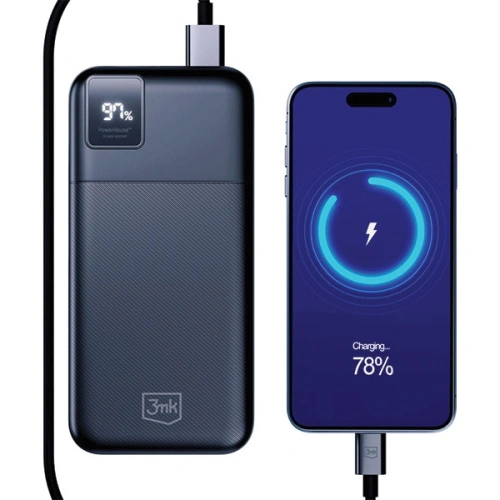 Powerbank 3MK PowerHouse 20000mAh Multi Charge, QC, PD, Pass-Through