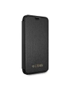 Hurtownia GSM - Etui Guess GUFLBKPXIGLBK Apple iPhone X/XS černé/kniha Iridescent - GUE026BLK - {ean13} - Hurt