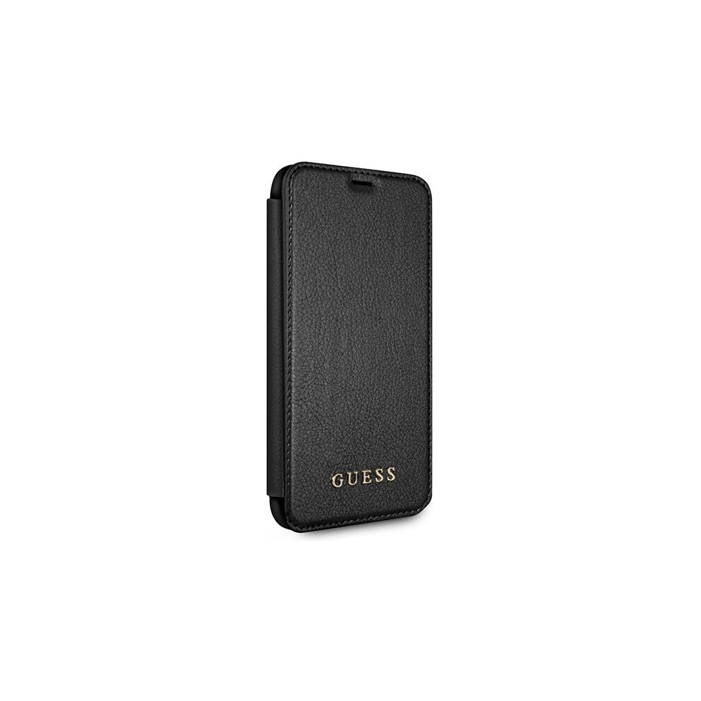 Hurtownia GSM - Etui Guess GUFLBKPXIGLBK Apple iPhone X/XS černé/kniha Iridescent - GUE026BLK - {ean13} - Hurt