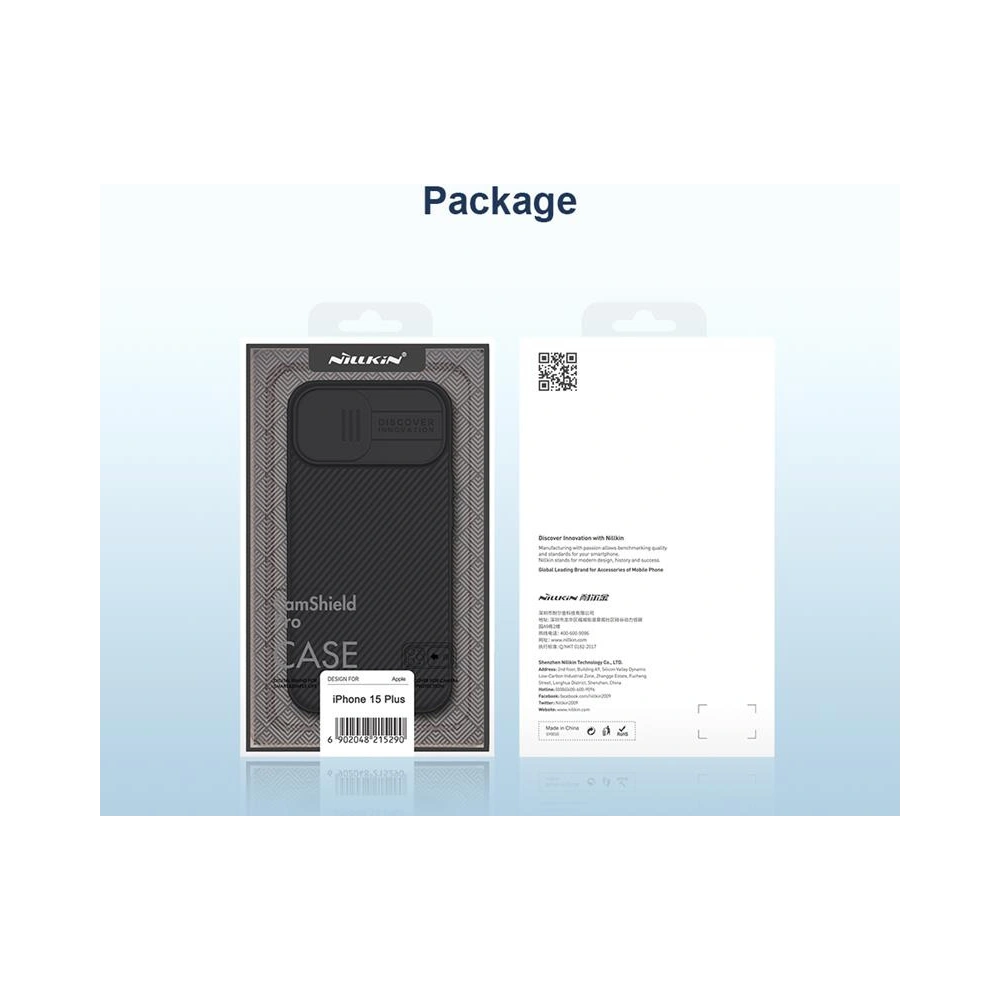 Hurtownia GSM - Etui Nillkin CamShield Pro Apple iPhone 15 Plus / 14 Plus Černá/Czarny - NLK1237 - {ean13} - Hurt