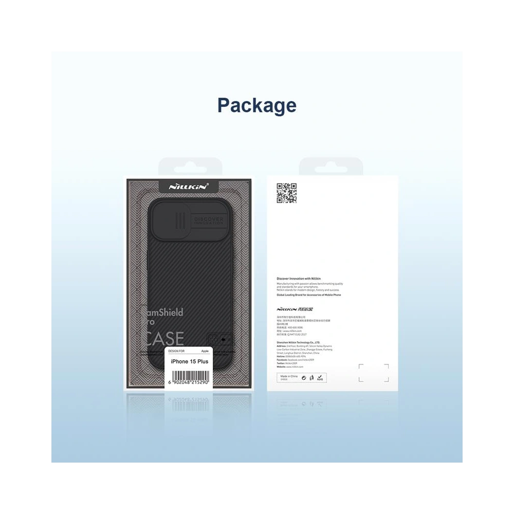 Wholesale Nillkin CamShield Pro Apple iPhone 15 Plus / 14 Plus Blue - NLK1238 - {ean13} - Hurt