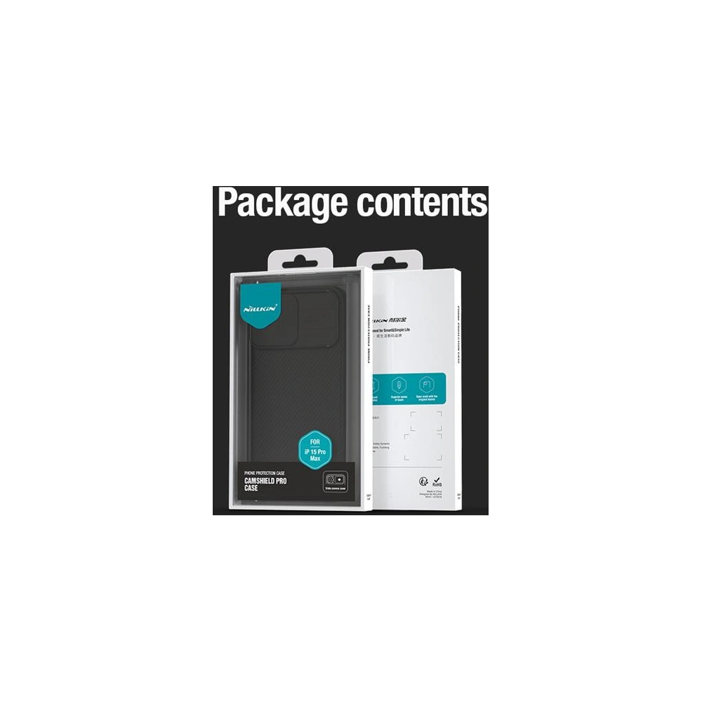 Hurtownia GSM - Etui Nillkin CamShield Pro Apple iPhone 15 Pro Max Albastru/Niebieski - NLK1239 - {ean13} - Hurt
